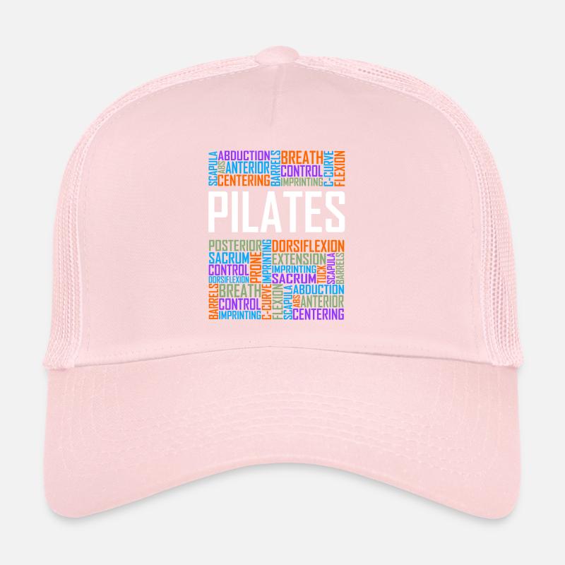 Pilates Words Trucker Cap