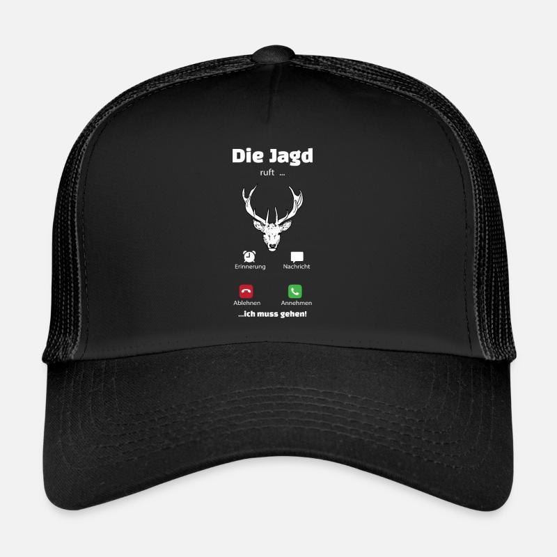 Jagd ruft Geschenk Jäger Trucker Cap