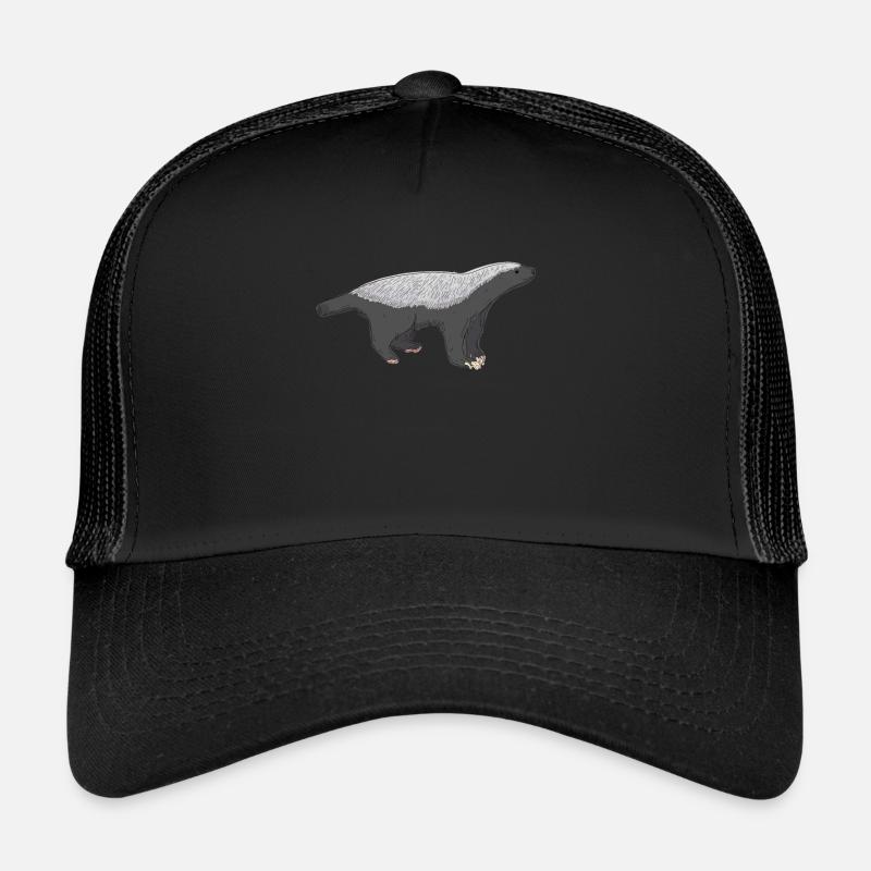 Honigdachs Illustration Trucker Cap