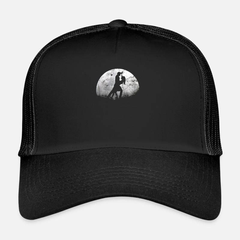Funny saying dance dance floor dance - Trucker Cap - black/black