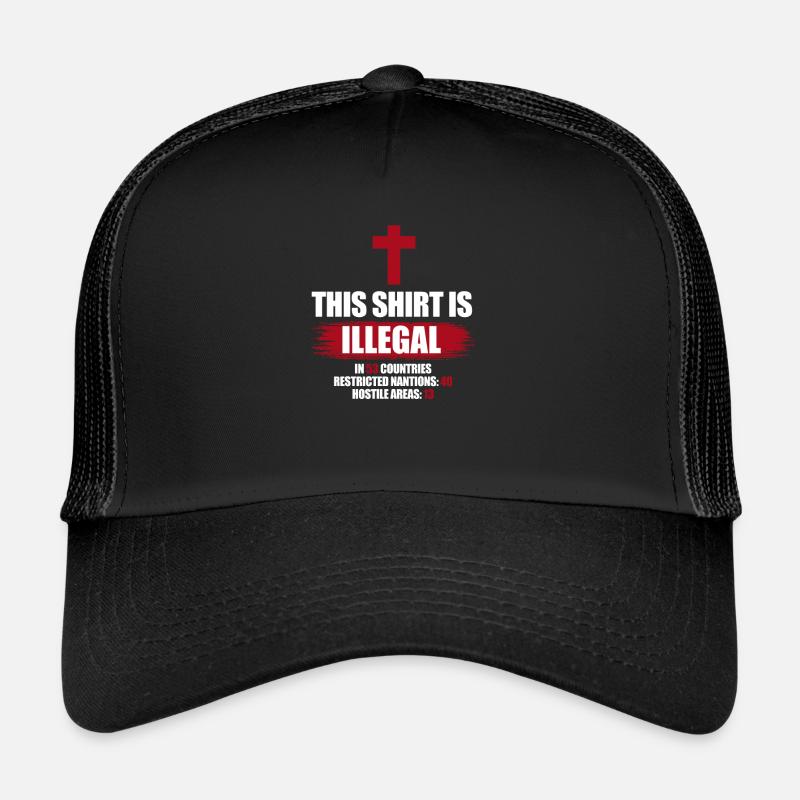 Christlich - Trucker Cap - Schwarz/Schwarz