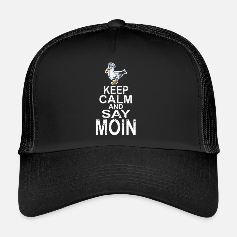 Gardez votre calme et dites Moin Casquette trucker 