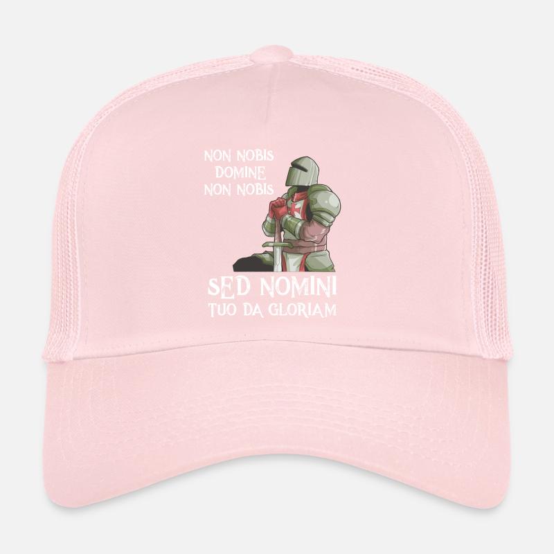 Chevalier Templier Graphique Templier Temple Chevalier Prière Casquette trucker 