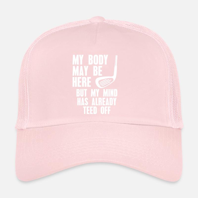 Golf Golfen Golfer Golfball Golfing Golfspieler Trucker Cap