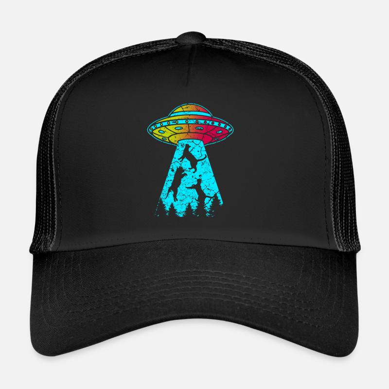 Alien Ufo Space Alien Animal Space Casquette trucker 