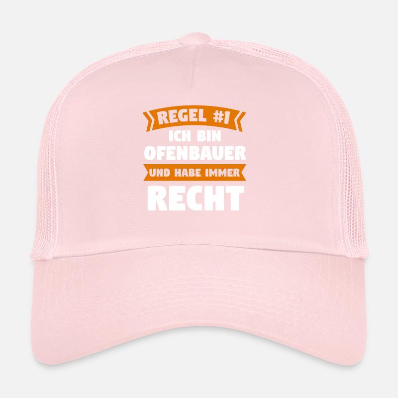 Ofenbauer Ofen Kamin Geschenk Trucker Cap