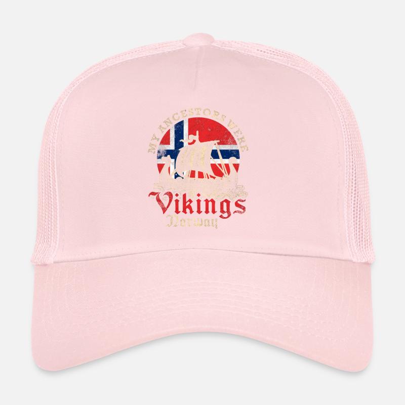 Norge vikingskip Trucker-caps 
