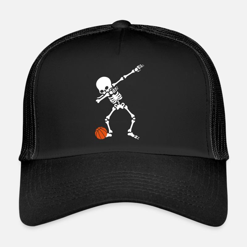 Joueur de basket-ball squelette Dabbender Casquette trucker 