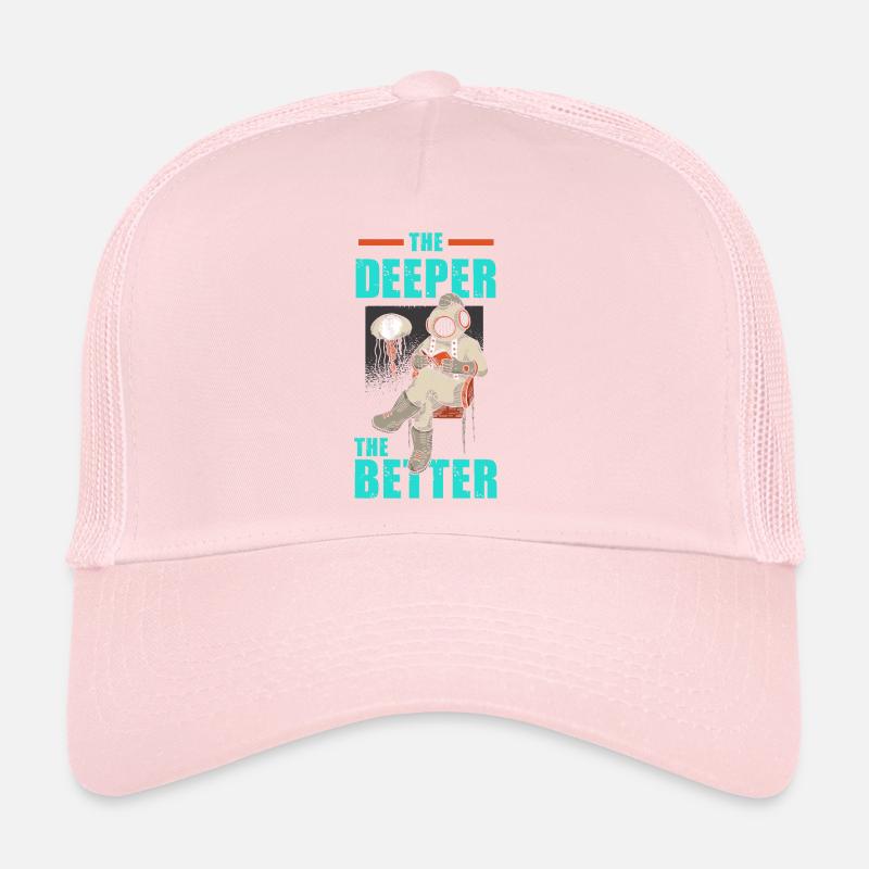Cadeau de cours de plongée plongeur Casquette trucker 