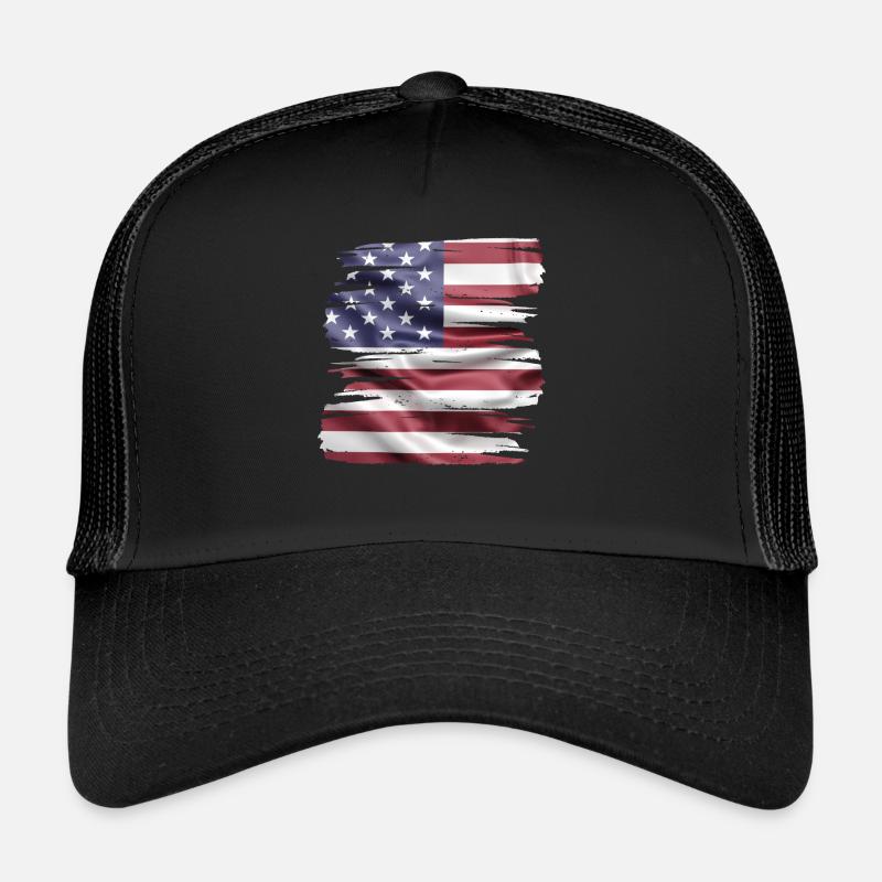 US Flagge Retro Trucker Cap
