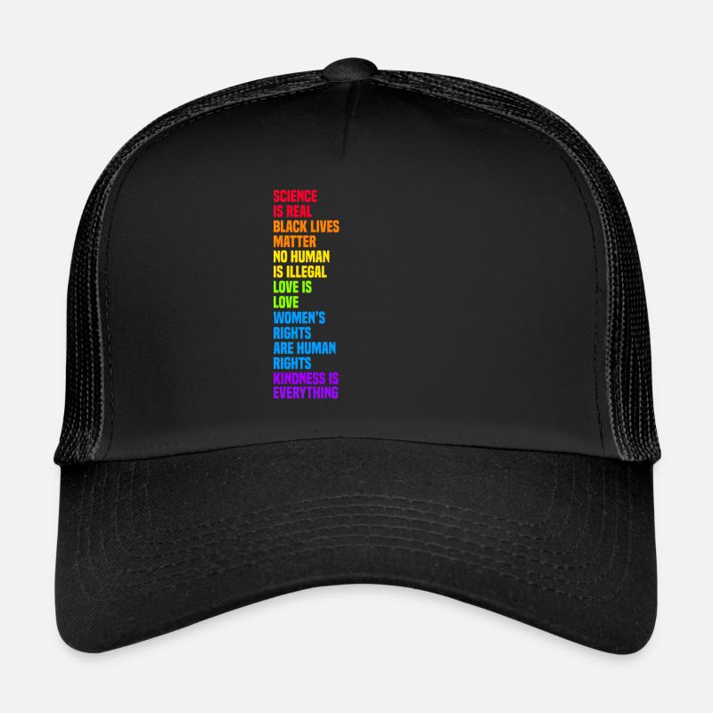 Science is Real Black Lives Matter Trucker Cap
