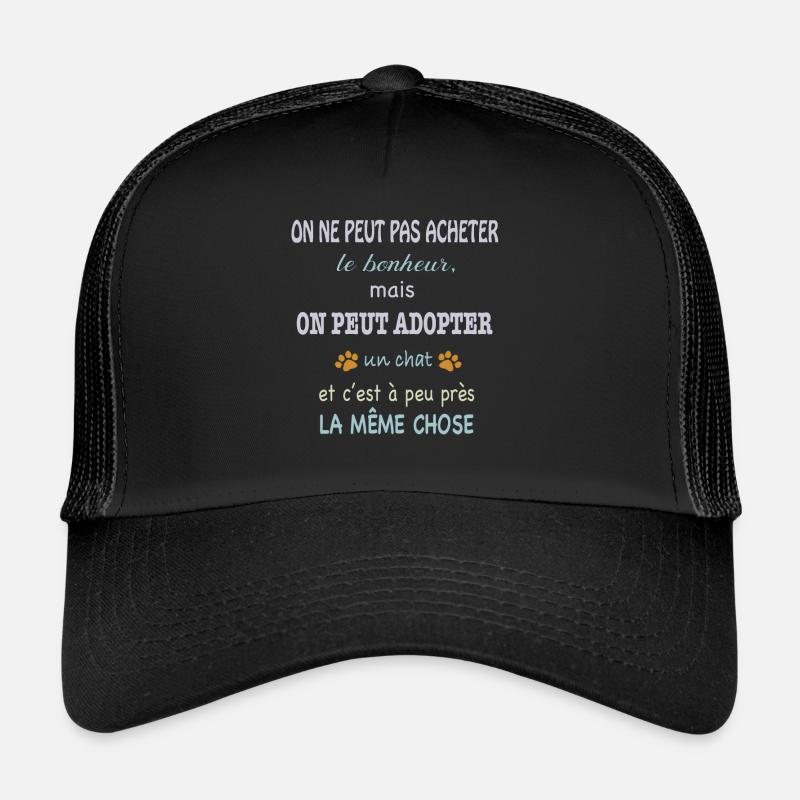 Humour chat Casquette trucker 