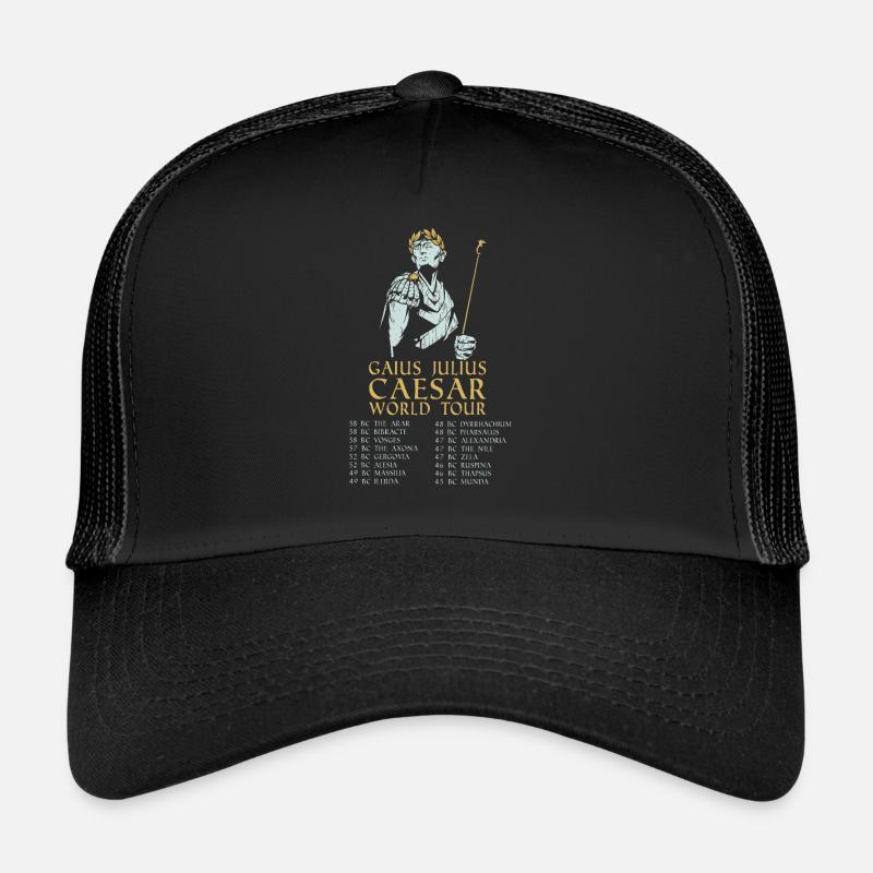 History Gaius Julius Caesar ancient raids Trucker Cap