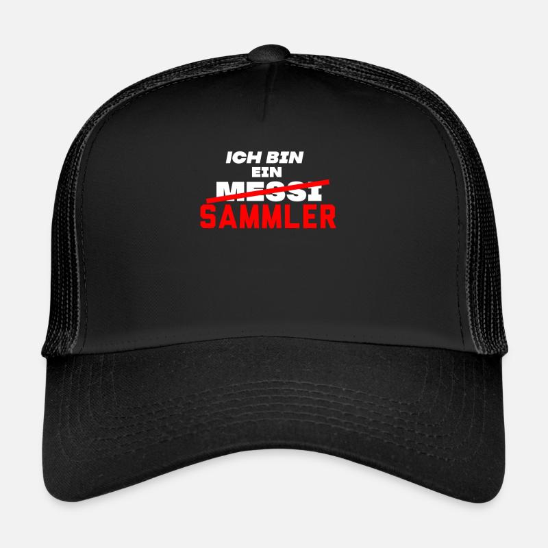 Sammler Sprüche - Trucker Cap - Schwarz/Schwarz