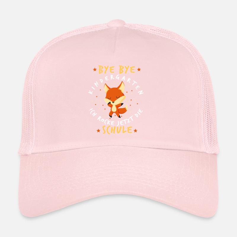 Bye Bye Kindergarten Einschulung Fuchs Geschenk Trucker Cap