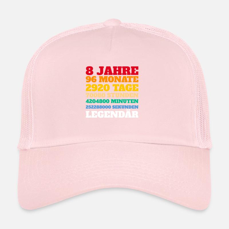 8. Geburtstag Geschenkidee Junge Mädchen Trucker Cap