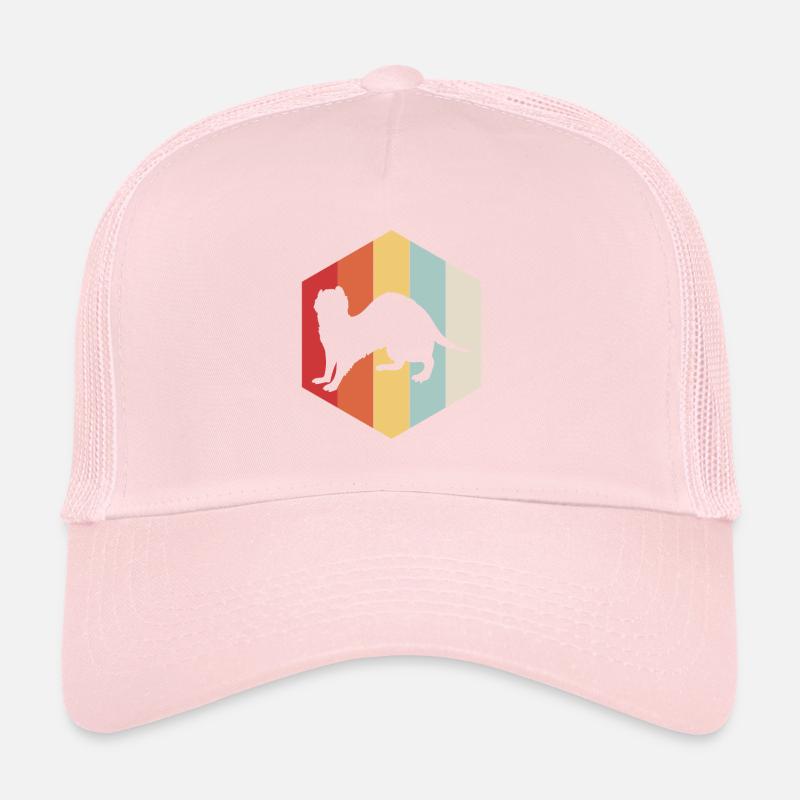 Silhouette de furet rétro Casquette trucker 