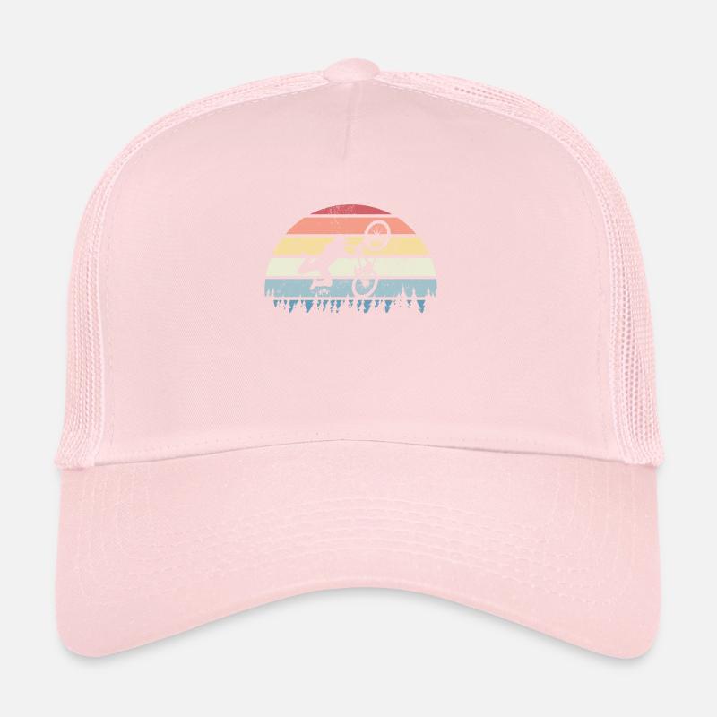 Vélo VTT Cycliste Sunset Sunset Casquette trucker 