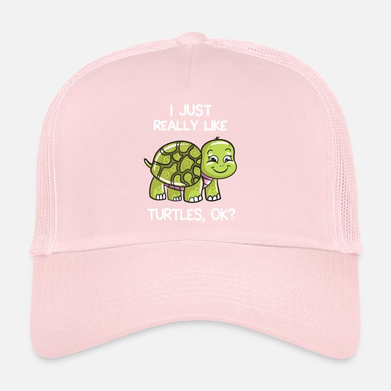 I Just Really Like Turtles, OK? Trucker Cap