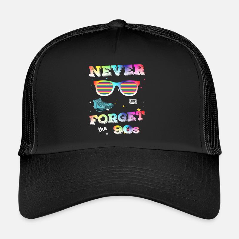 never forget the 90s nineties retro Trucker Cap