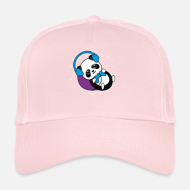 Panda Gamer Pandabär Zocker Geschenkidee Trucker Cap