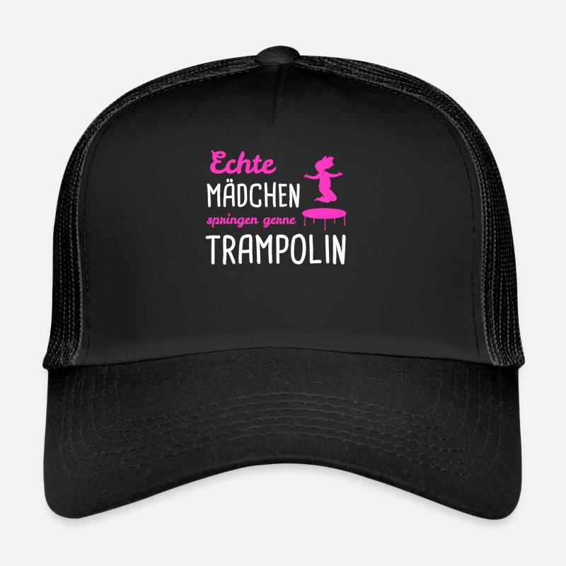 Trampolin Springen Trampolinspringer Geschenk Trucker Cap