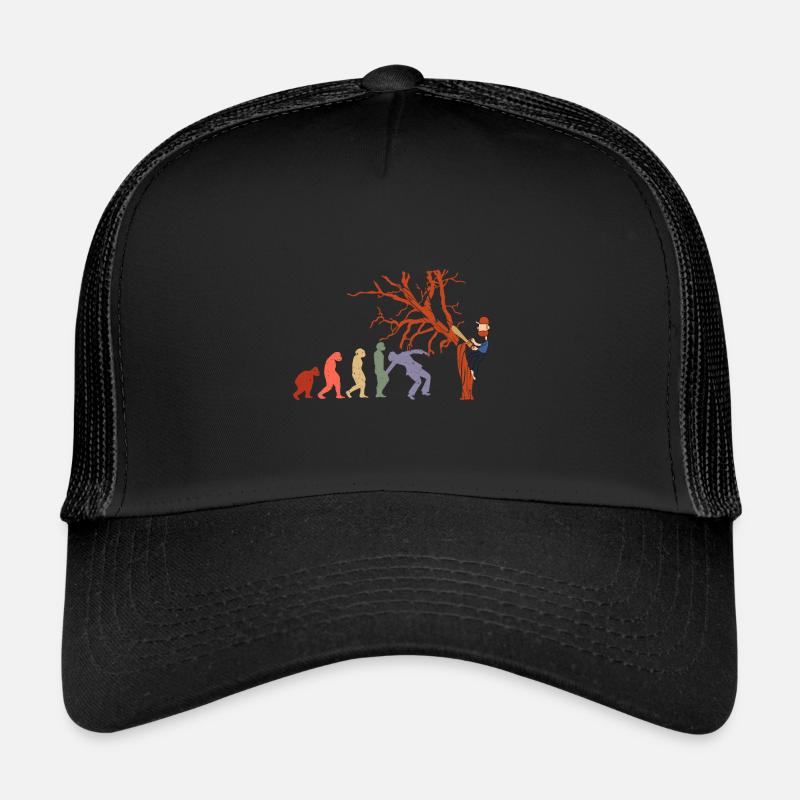 Scie à chaîne Lumberjack EVOLUTION paysagiste - Casquette trucker  - noir/noir
