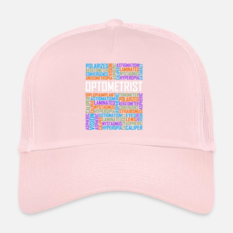 Optometrist Words Trucker Cap