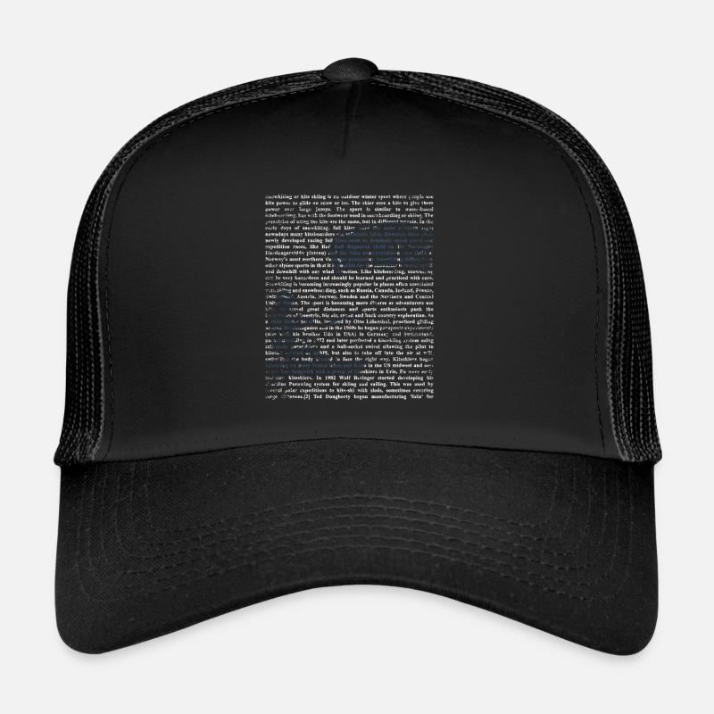 Snowkiting Kiteboarden Trucker Cap