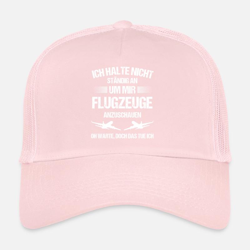 Planespotter Plane Spotter Flugzeug Geschenk Trucker Cap