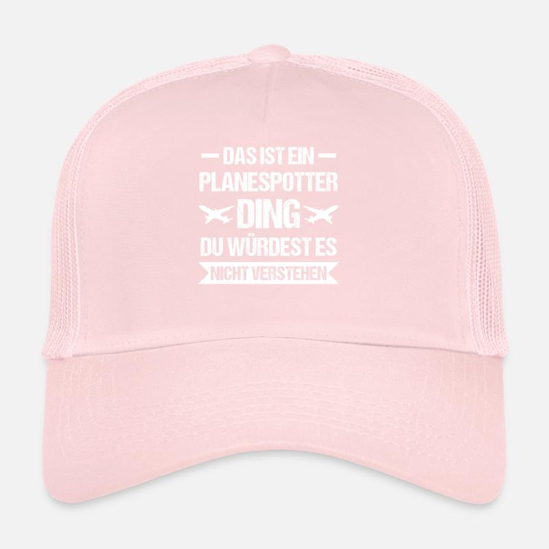 Planespotter Plane Spotter Flugzeug Geschenk Trucker Cap