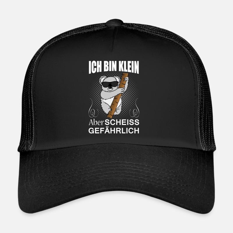 Klein Aber Scheiss Gefährlich Koala Spruch Lustig Trucker Cap