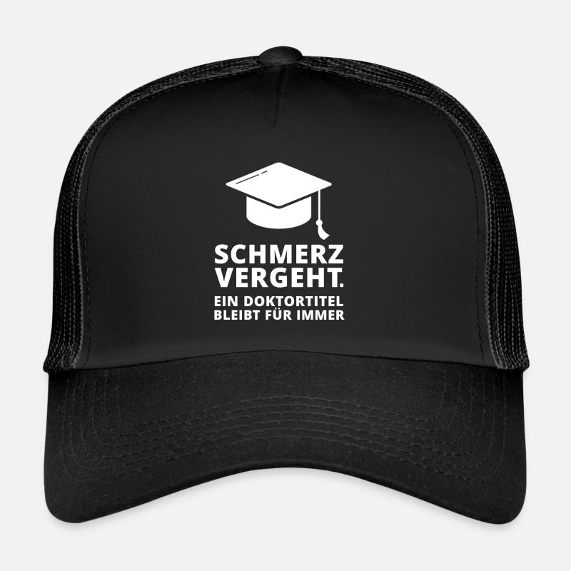Doktortitel Doktor Promotion Promovieren Geschenk Trucker Cap