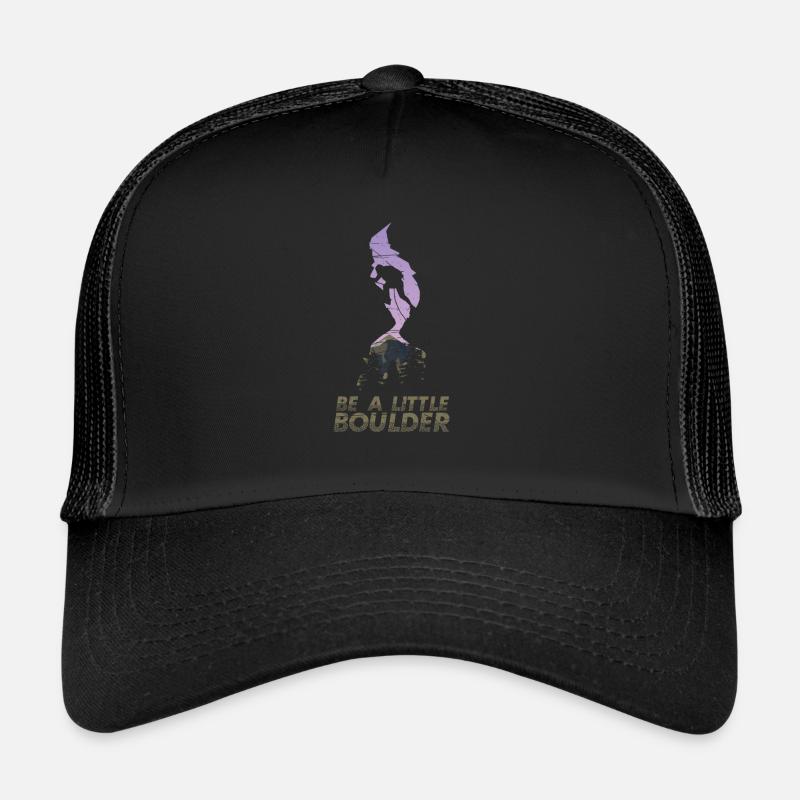 Bouldern Boulderer - Trucker Cap - Schwarz/Schwarz