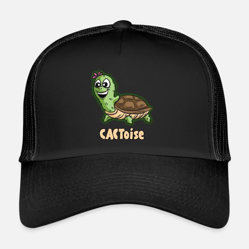 CACTOISE Schildkröte Kaktus lustiger Wortwitz Trucker Cap