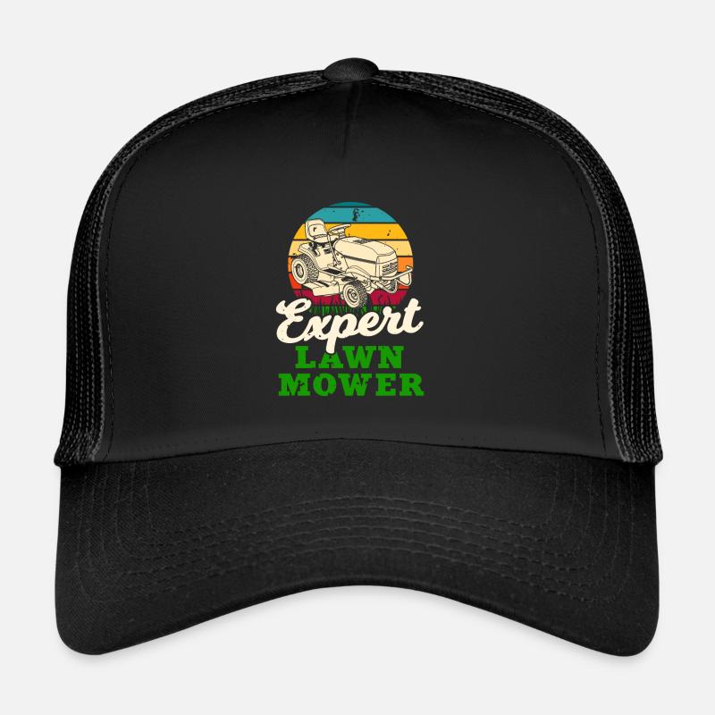 Expert Lawn Mower Trucker Cap