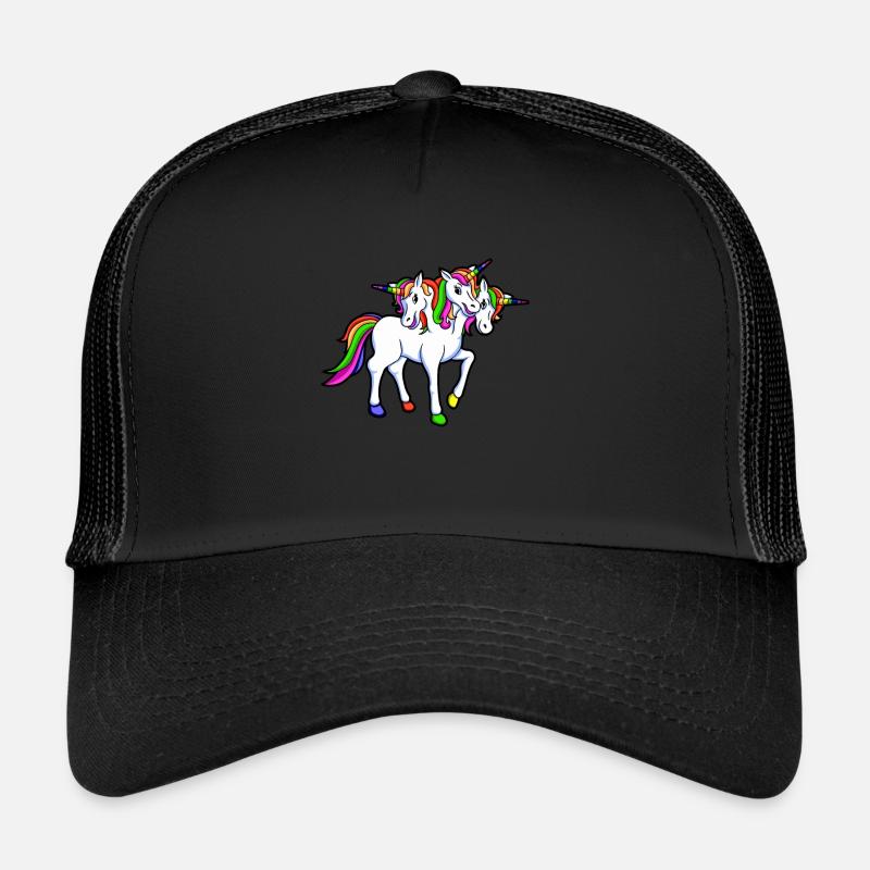 DREIHORN - EINHORN MIT 3 KÖPFEN Trucker Cap