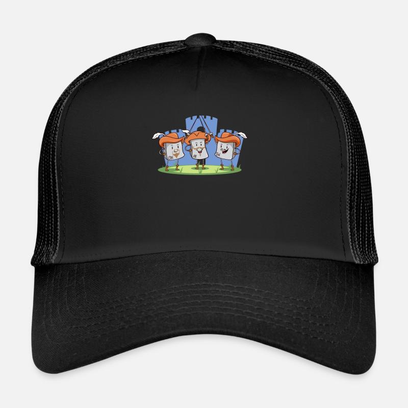 Les 3 Mousquetaires Ctrl ALT ENTF Internet Humour Casquette trucker 