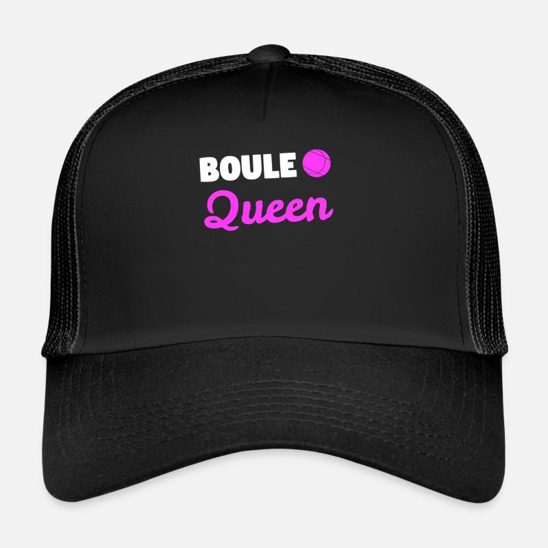 Boule Queen Boules joueur bocce cadeau Casquette trucker 