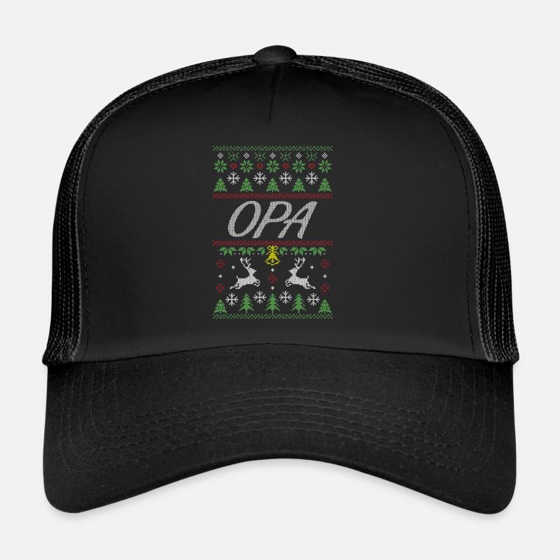 pull de Noël laid pour grand-père Casquette trucker 