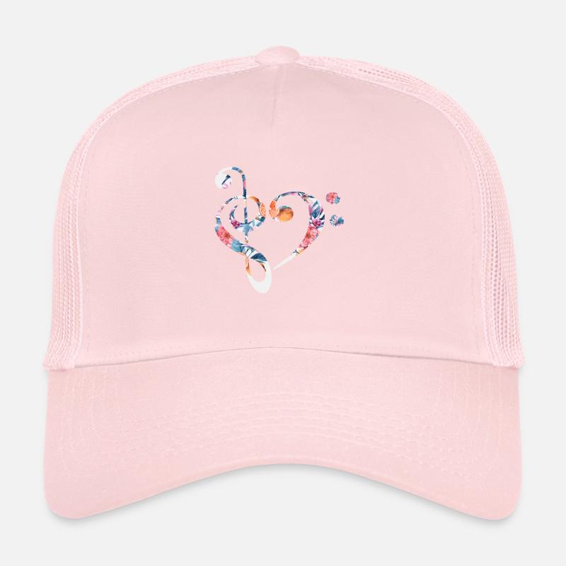 Clef heart shape Trucker Cap
