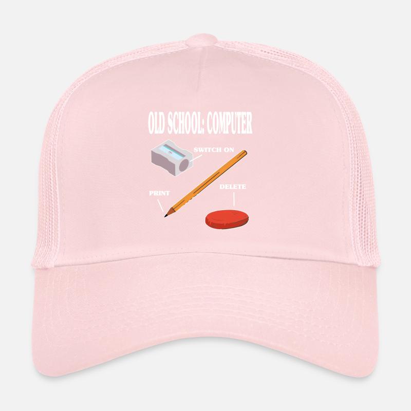 Old school computer pc technology Trucker Cap
