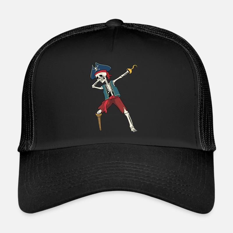 Dabbing Pirate Skeleton Dab Pirate Pirates Pirates Trucker Cap