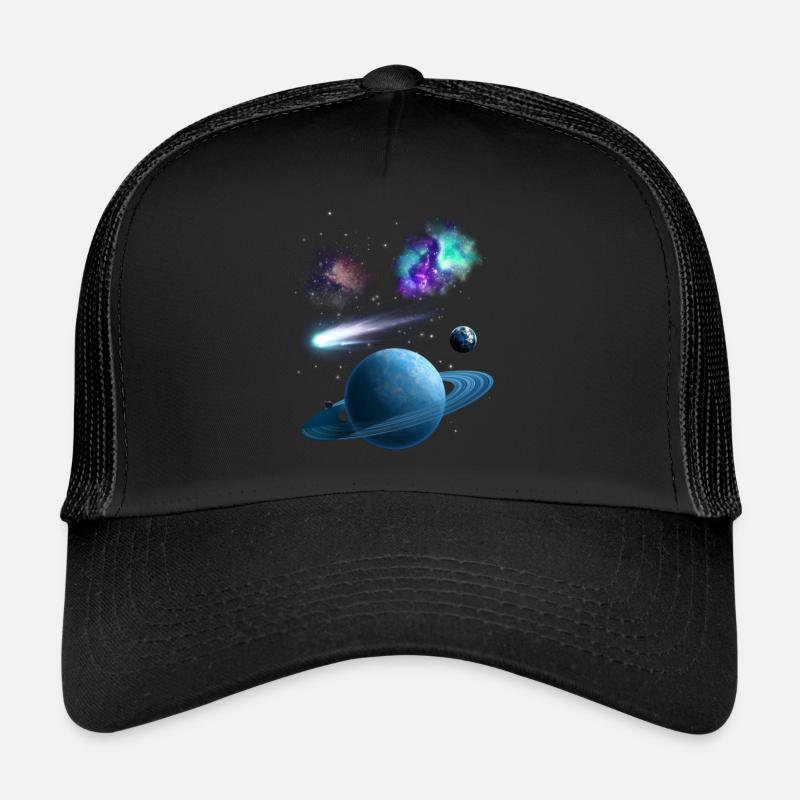 Univers - Casquette trucker  - noir/noir