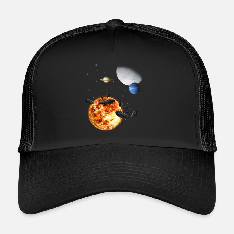Universum - Trucker Cap - Schwarz/Schwarz