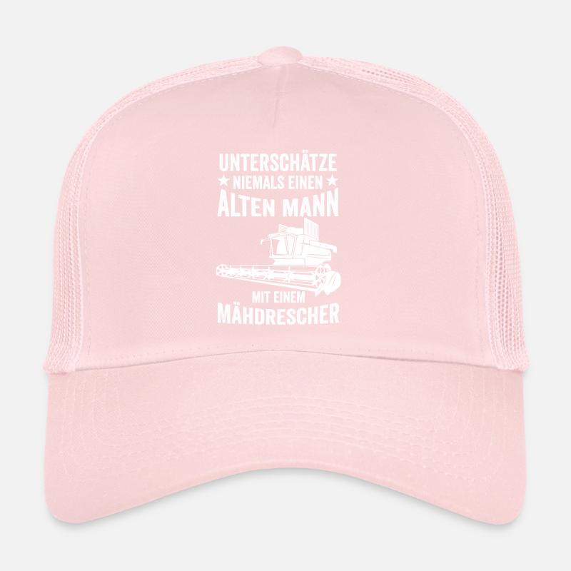 Mähdrescher Opa Papa Vater Landwirtschaft Bauer Trucker Cap