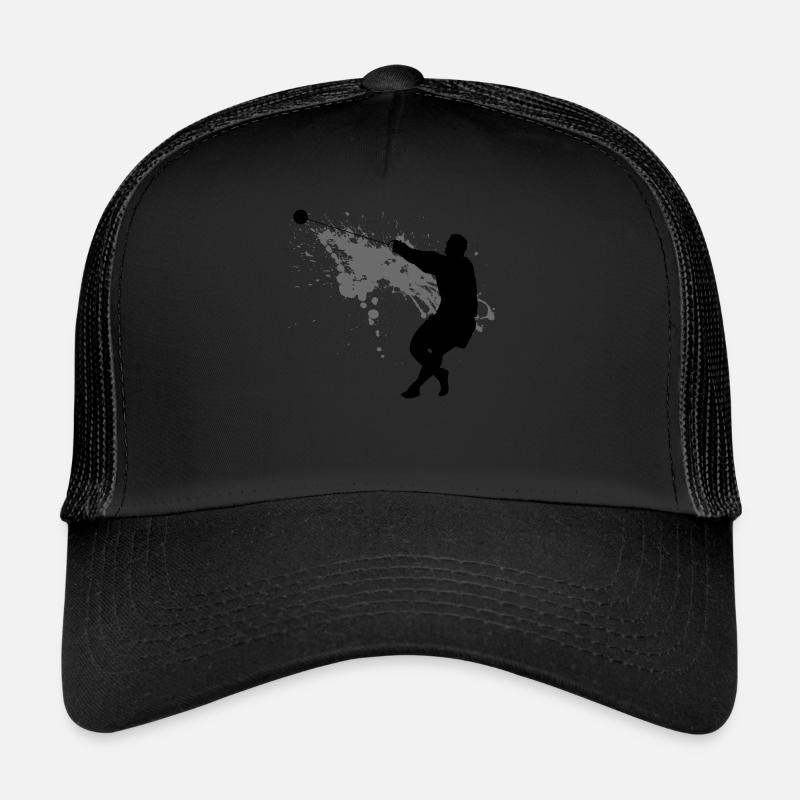 Lancer de marteau lancer de marteau cadeau d'athlétisme lourd Casquette trucker 