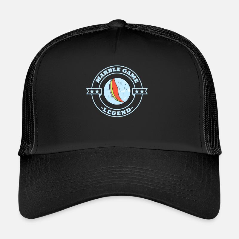 Marble Game Legend pour les joueurs de bille Casquette trucker 