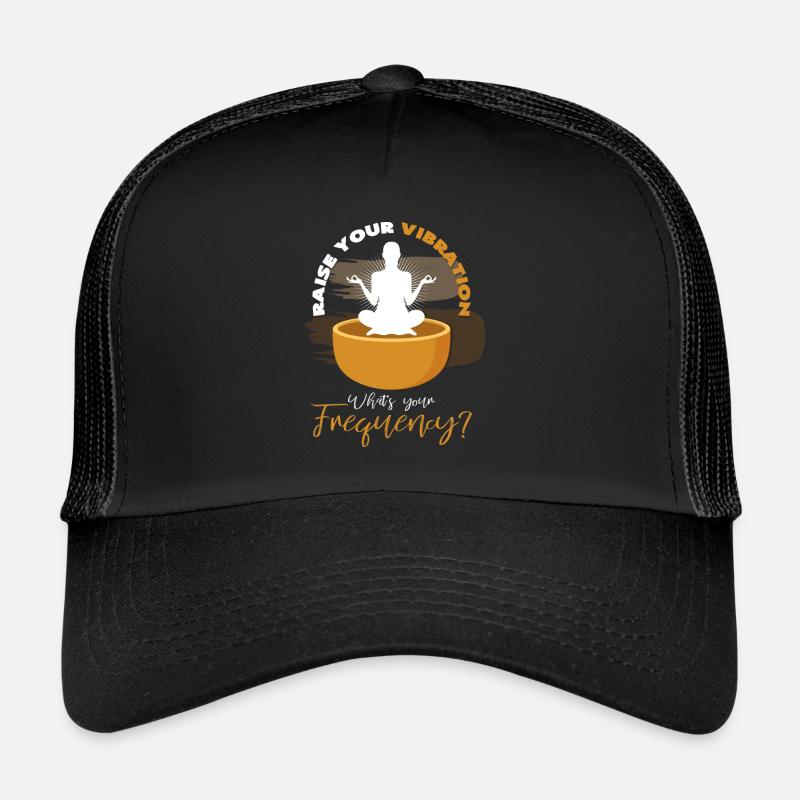 Klangmassage - Trucker Cap - Schwarz/Schwarz