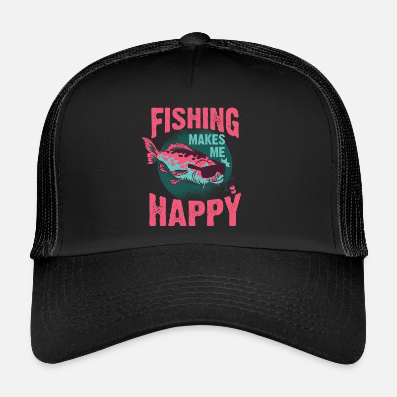 Fischen Fisch Hobby Trucker Cap